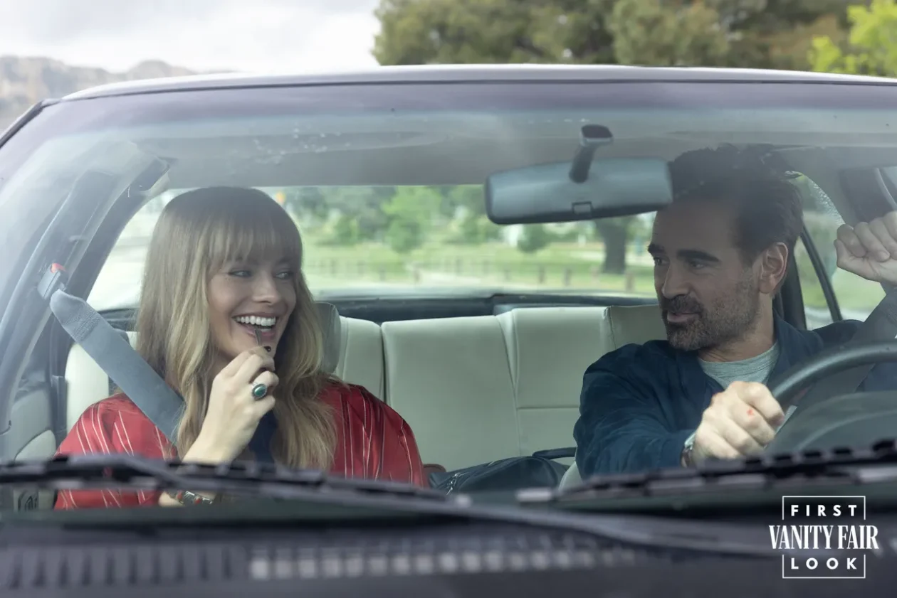 Margot Robbie y Colin Farrell en Un Gran Viaje Audaz y Hermoso