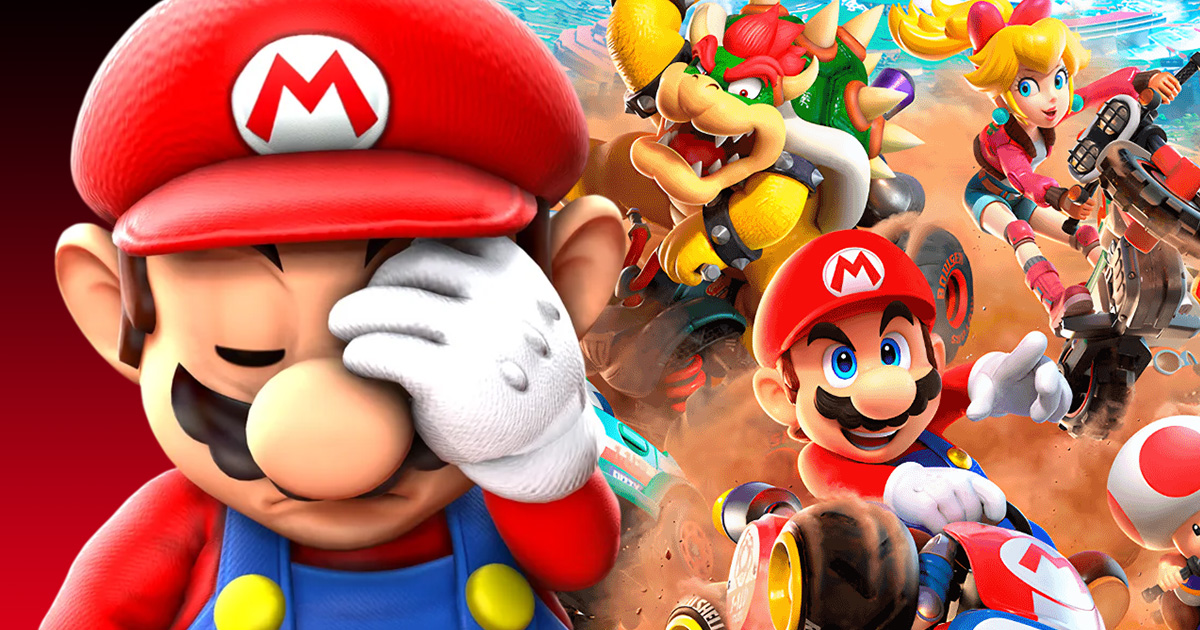 Víctima mundial de Mario Kart de una actualización desastrosa