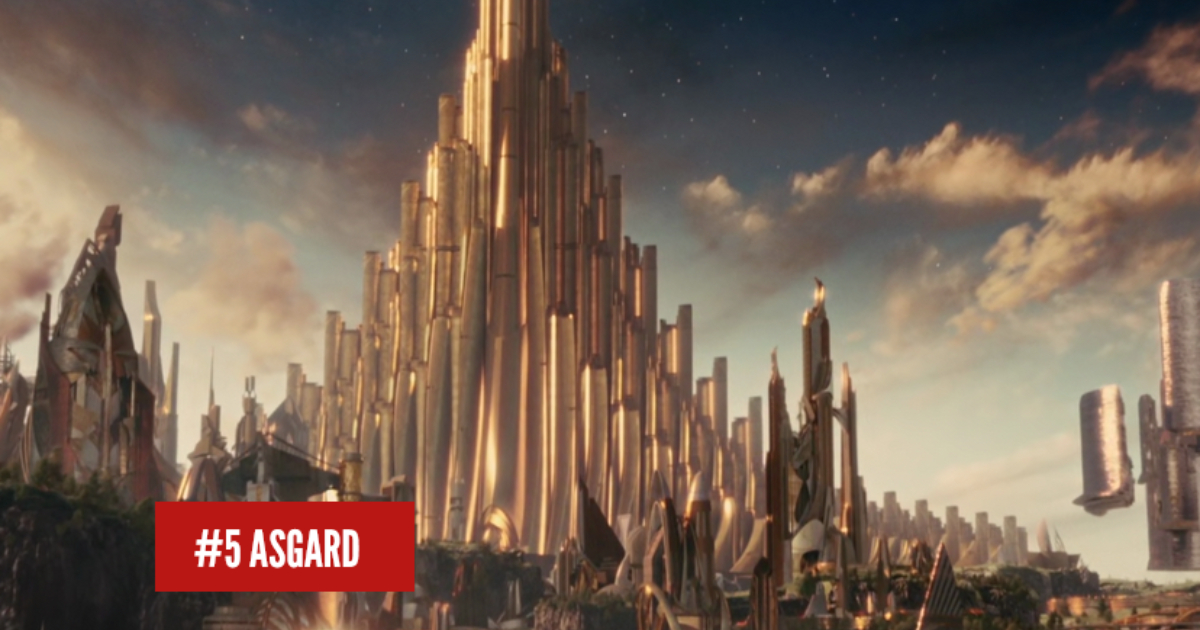 20 lugares ficticios en el universo de Marvel totalmente loco