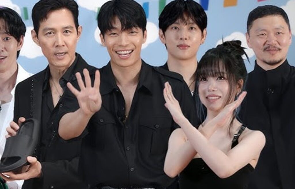 Actores de juego de calamar KPOP