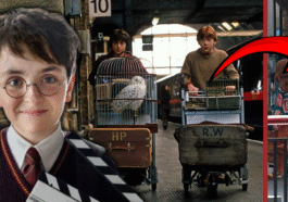La serie de Harry Potter presenta las imágenes del héroe en King's Cross Station