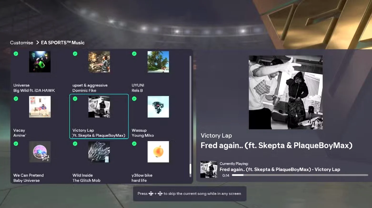 FC 26: ¡Toda la música del juego! ¿Cómo cambiar?
