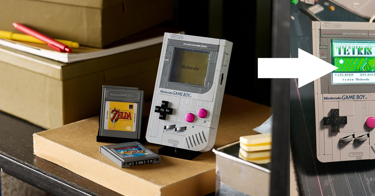 ¡Un Moddeuse hizo que el Game Boy Lego sea 100% jugable (sin emulador)!